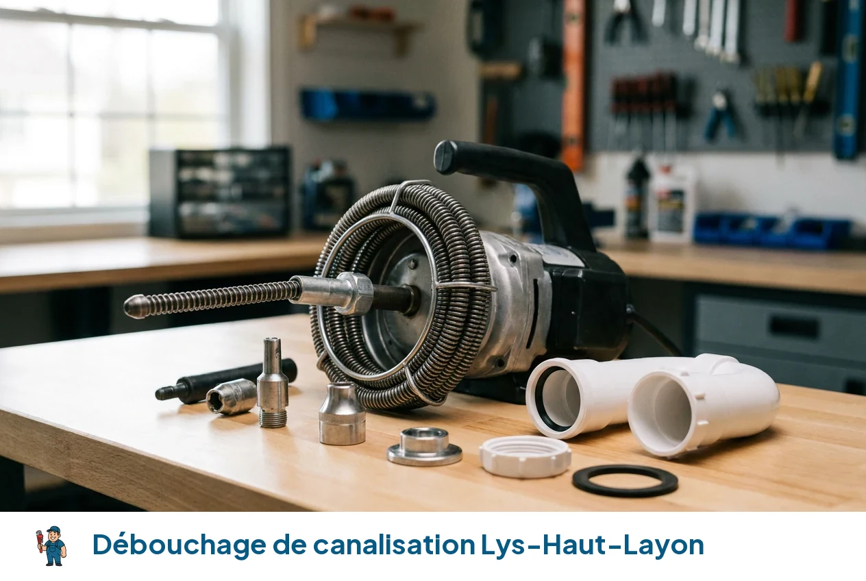 Débouchage de canalisation à Lys-Haut-Layon