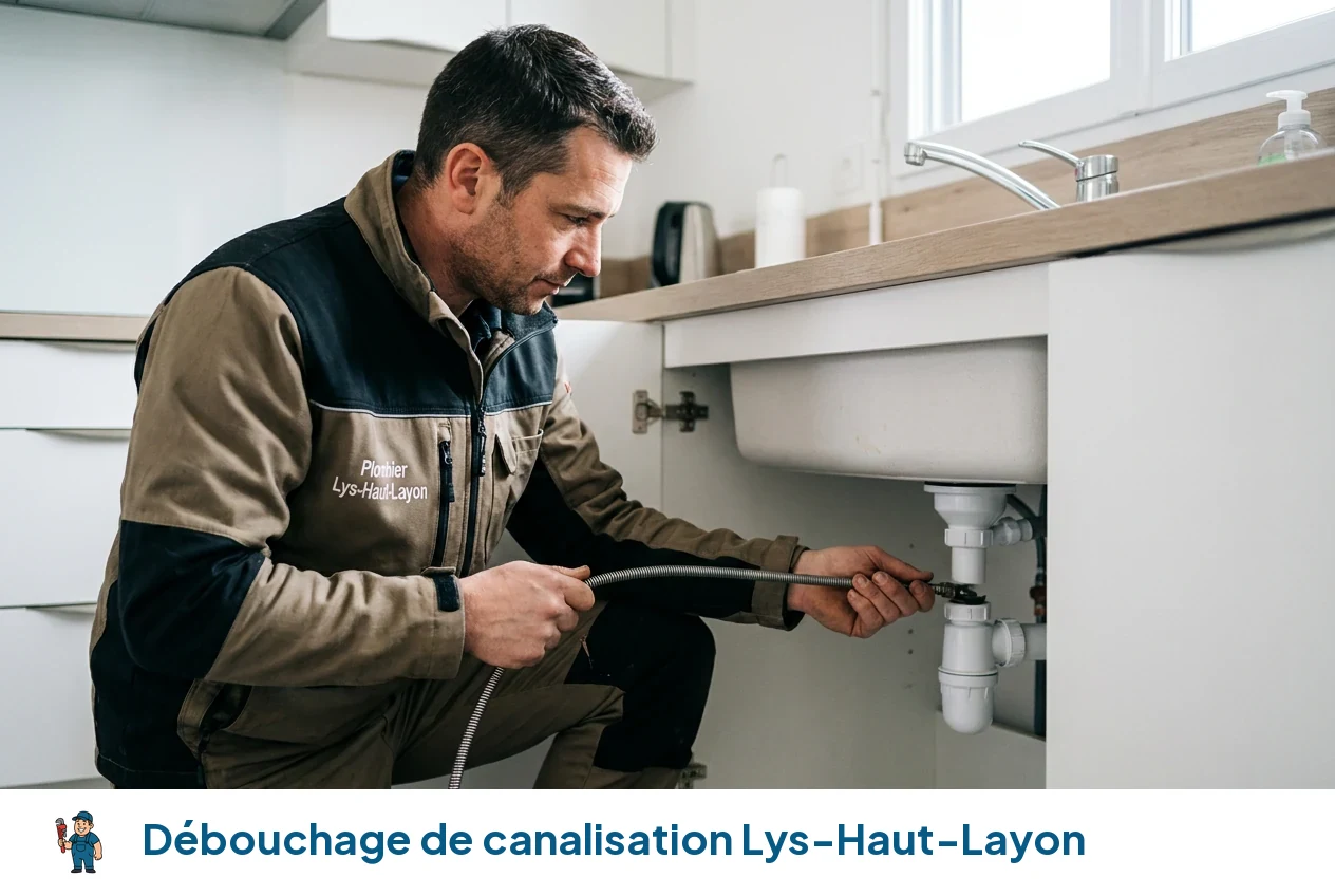 Débouchage de canalisation à Lys-Haut-Layon