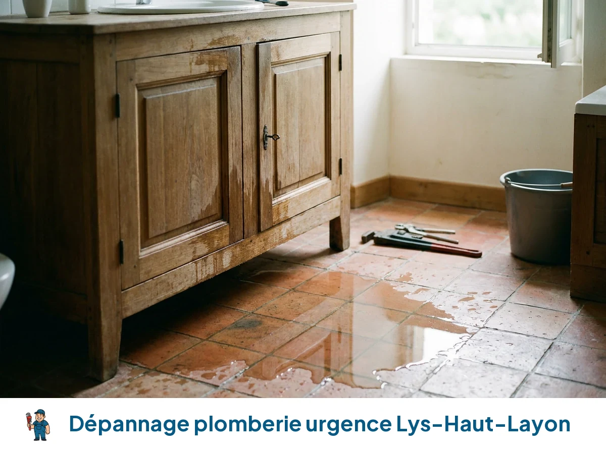 Dépannage plomberie urgence à Lys-Haut-Layon