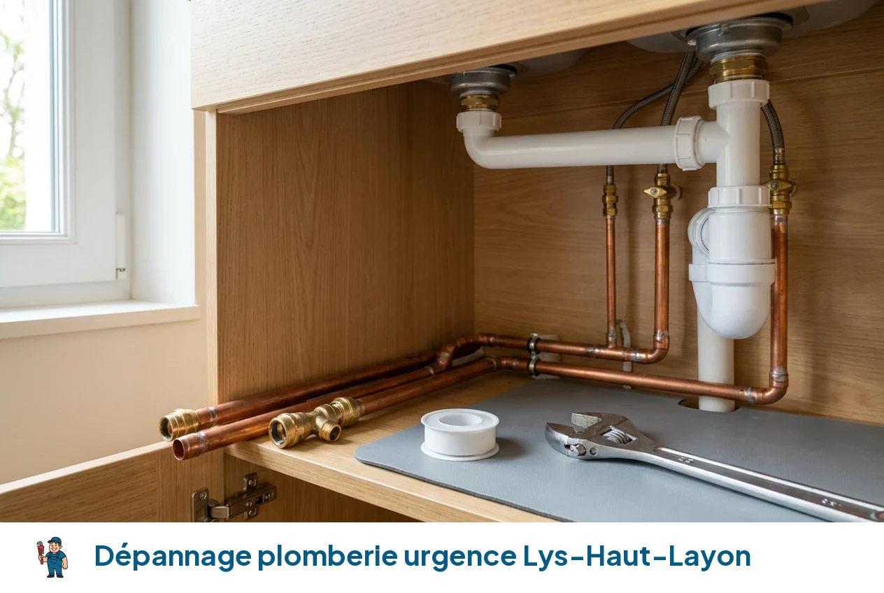 Dépannage plomberie urgence à Lys-Haut-Layon