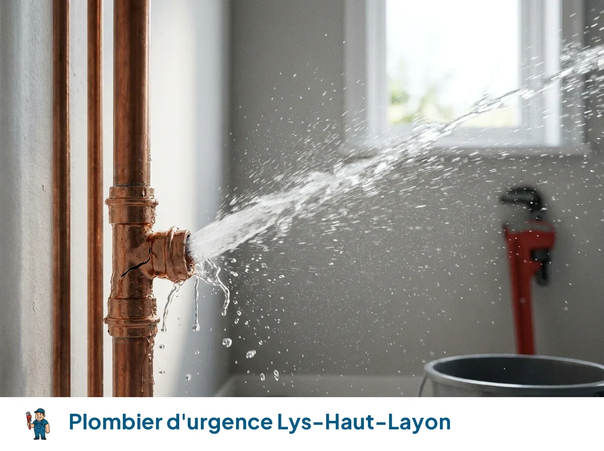 Plombier d'urgence à Lys-Haut-Layon