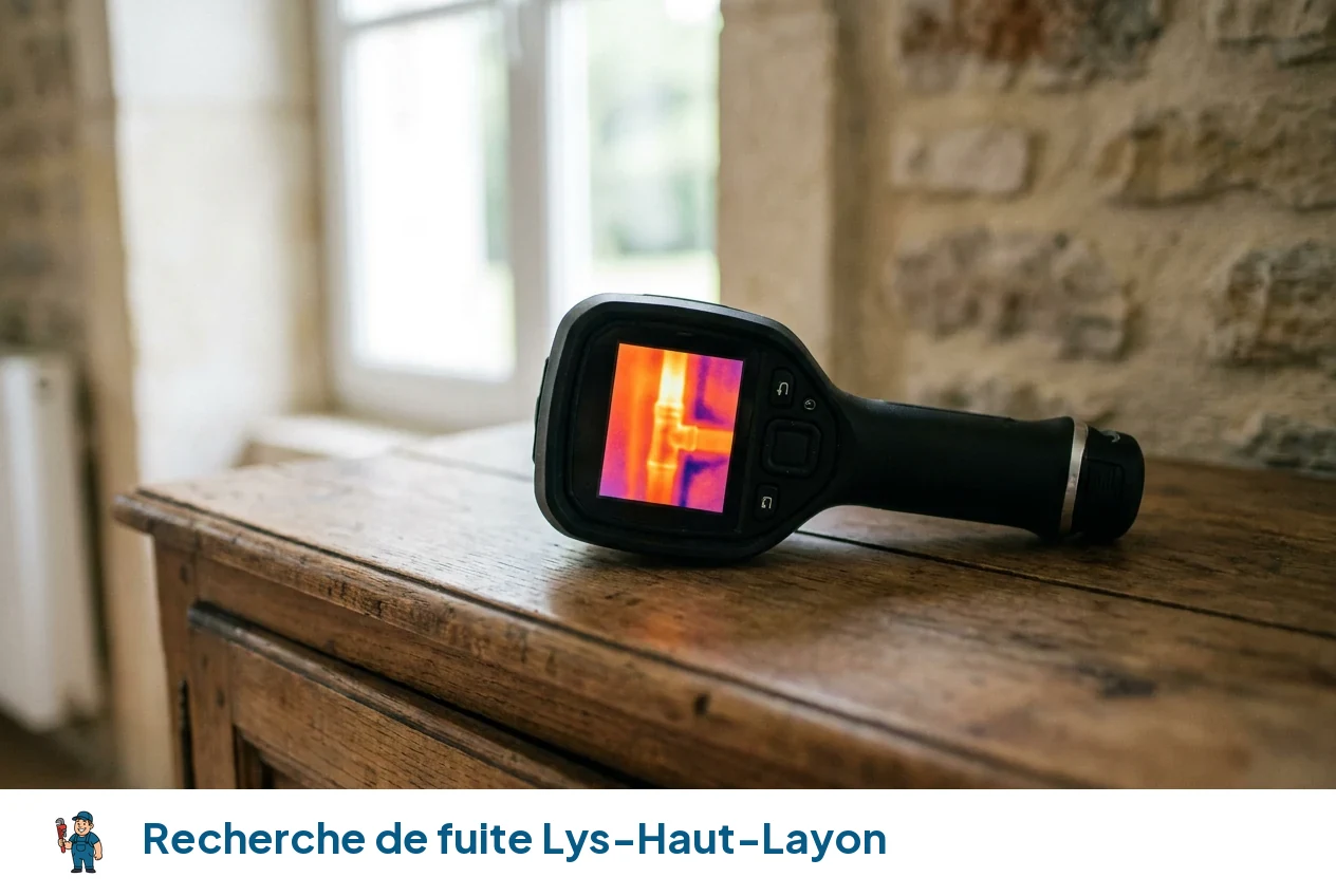 Recherche de fuite à Lys-Haut-Layon