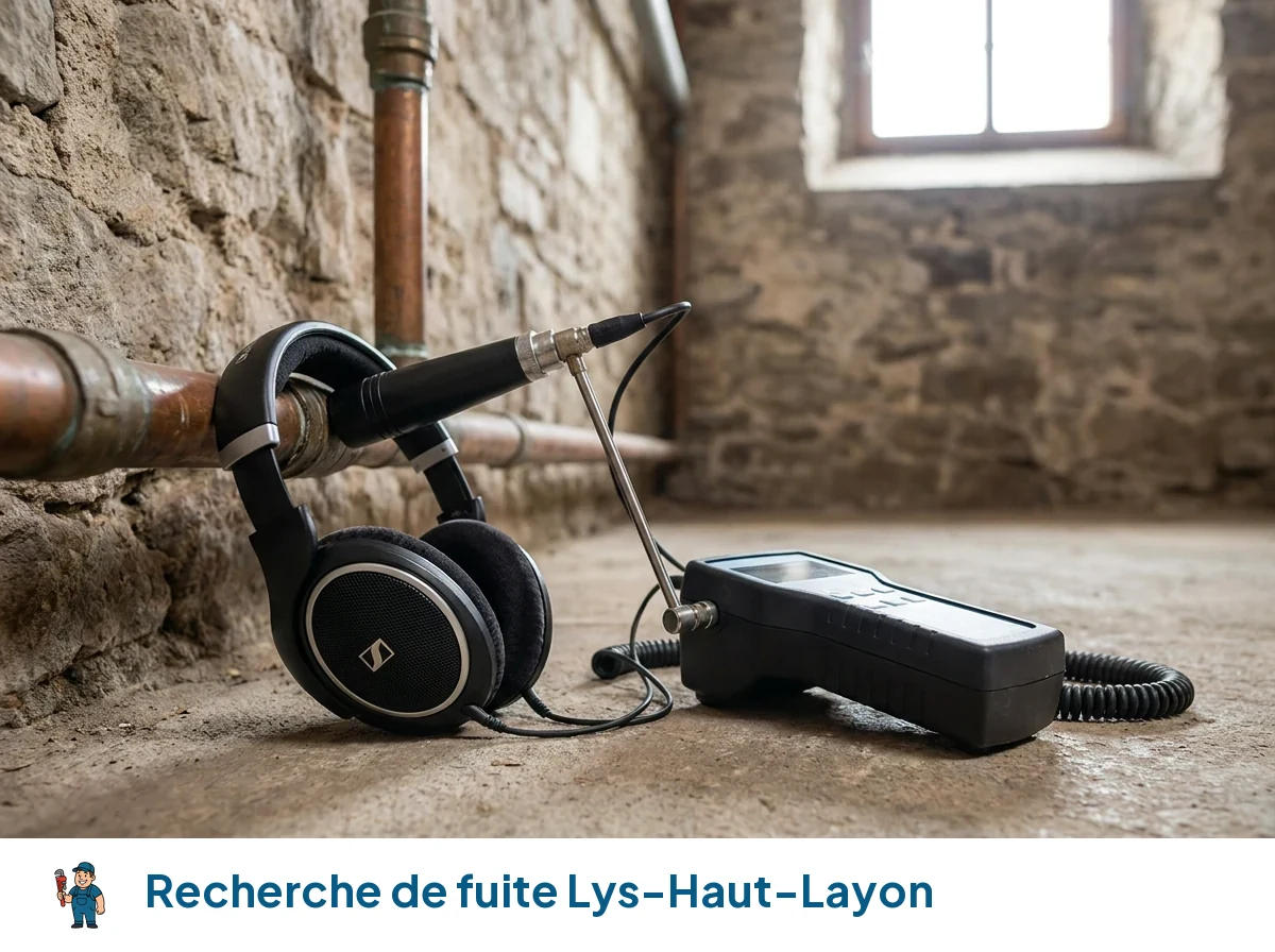 Recherche de fuite à Lys-Haut-Layon