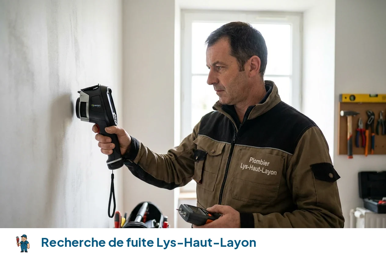 Recherche de fuite à Lys-Haut-Layon