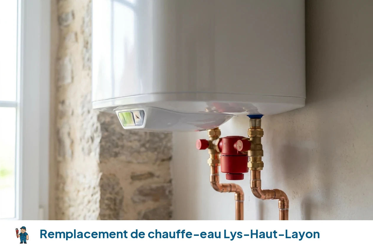 Remplacement de chauffe-eau à Lys-Haut-Layon