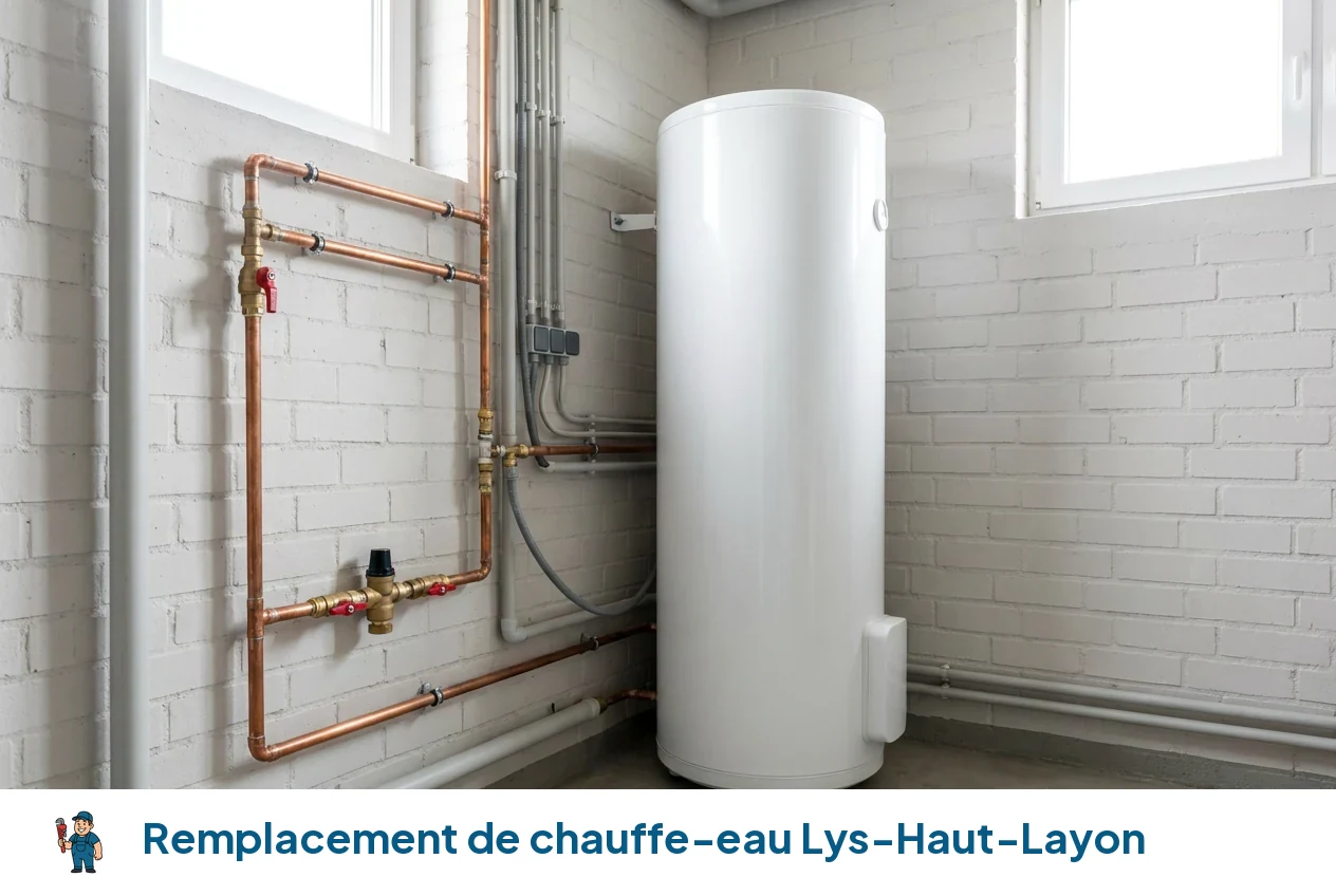 Remplacement de chauffe-eau à Lys-Haut-Layon