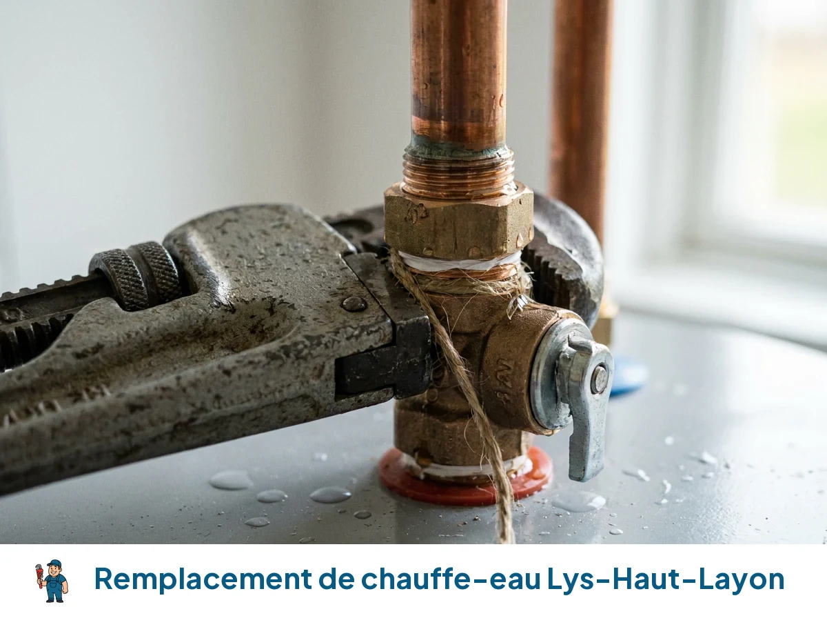 Remplacement de chauffe-eau à Lys-Haut-Layon