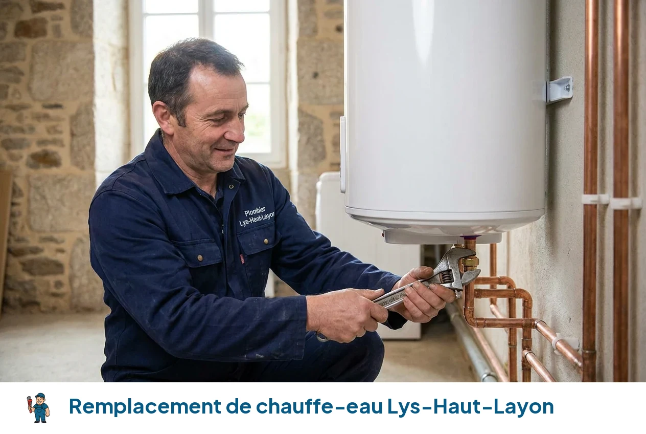 Remplacement de chauffe-eau à Lys-Haut-Layon