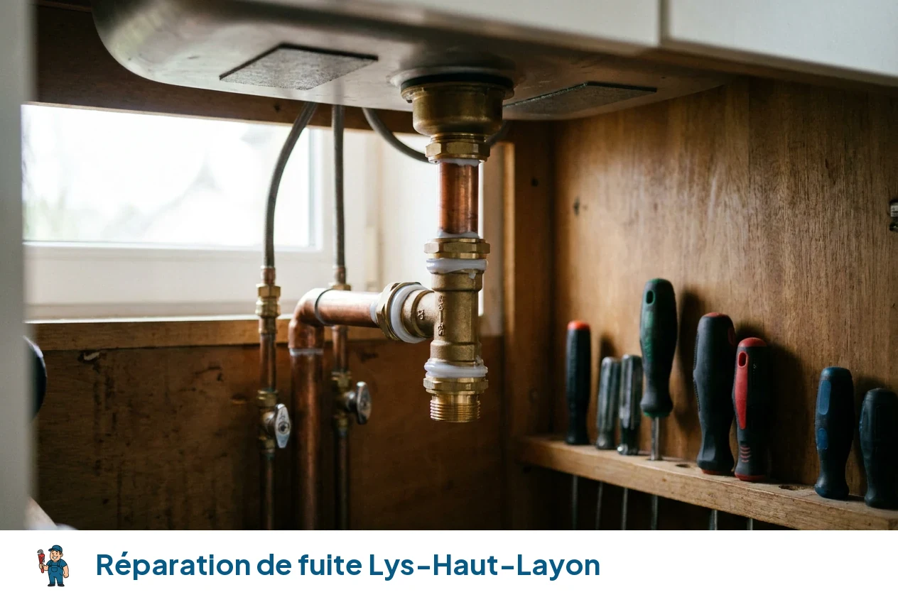 Réparation de fuite à Lys-Haut-Layon