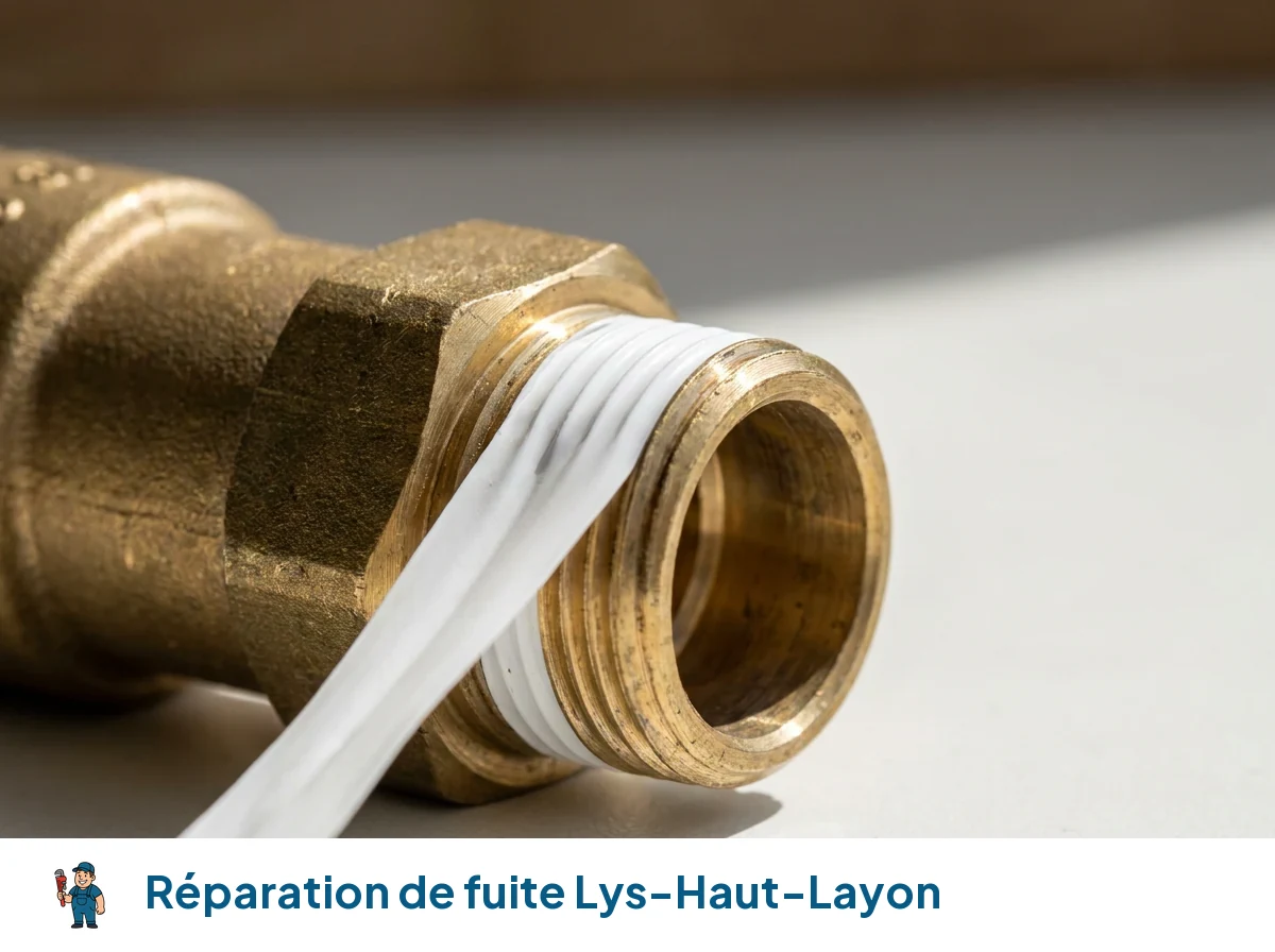 Réparation de fuite à Lys-Haut-Layon