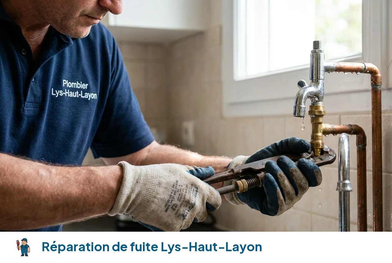Réparation de fuite à Lys-Haut-Layon